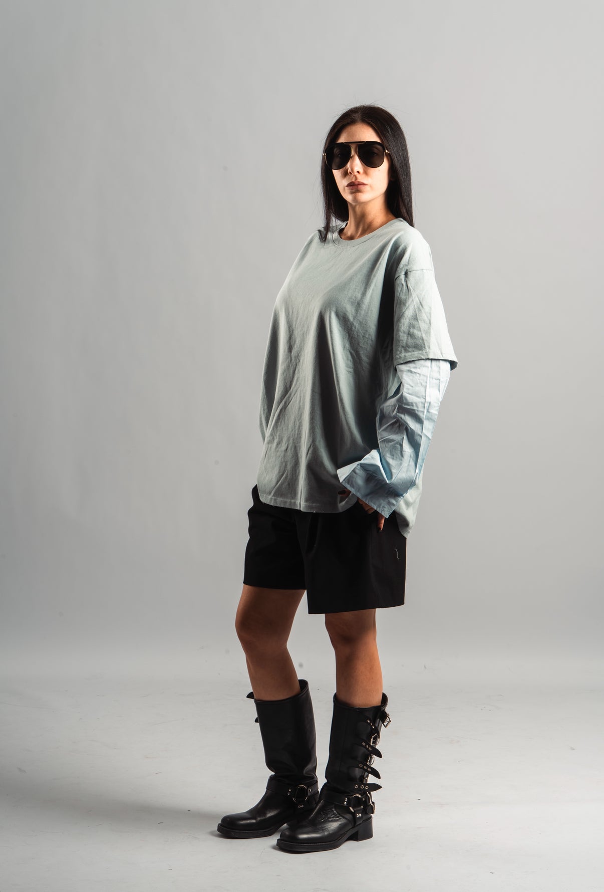 Tshirt Manica Camicia