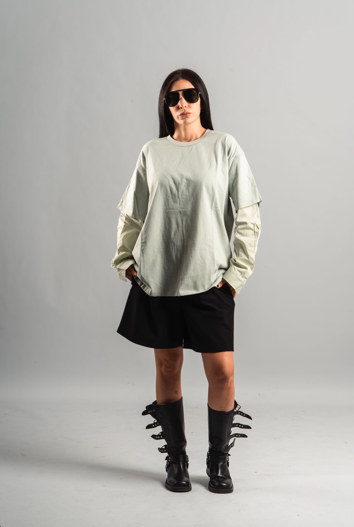 Tshirt Manica Camicia